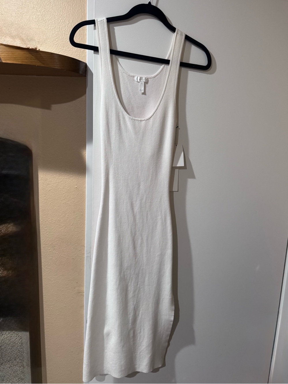 Leith White Midi Tank Dress